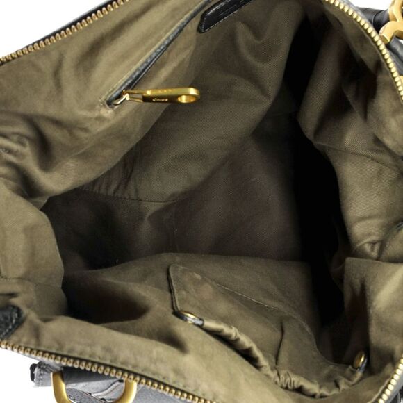 Chloe Marcie Shoulder Bag Leather Large Black - Picture 5 of 10